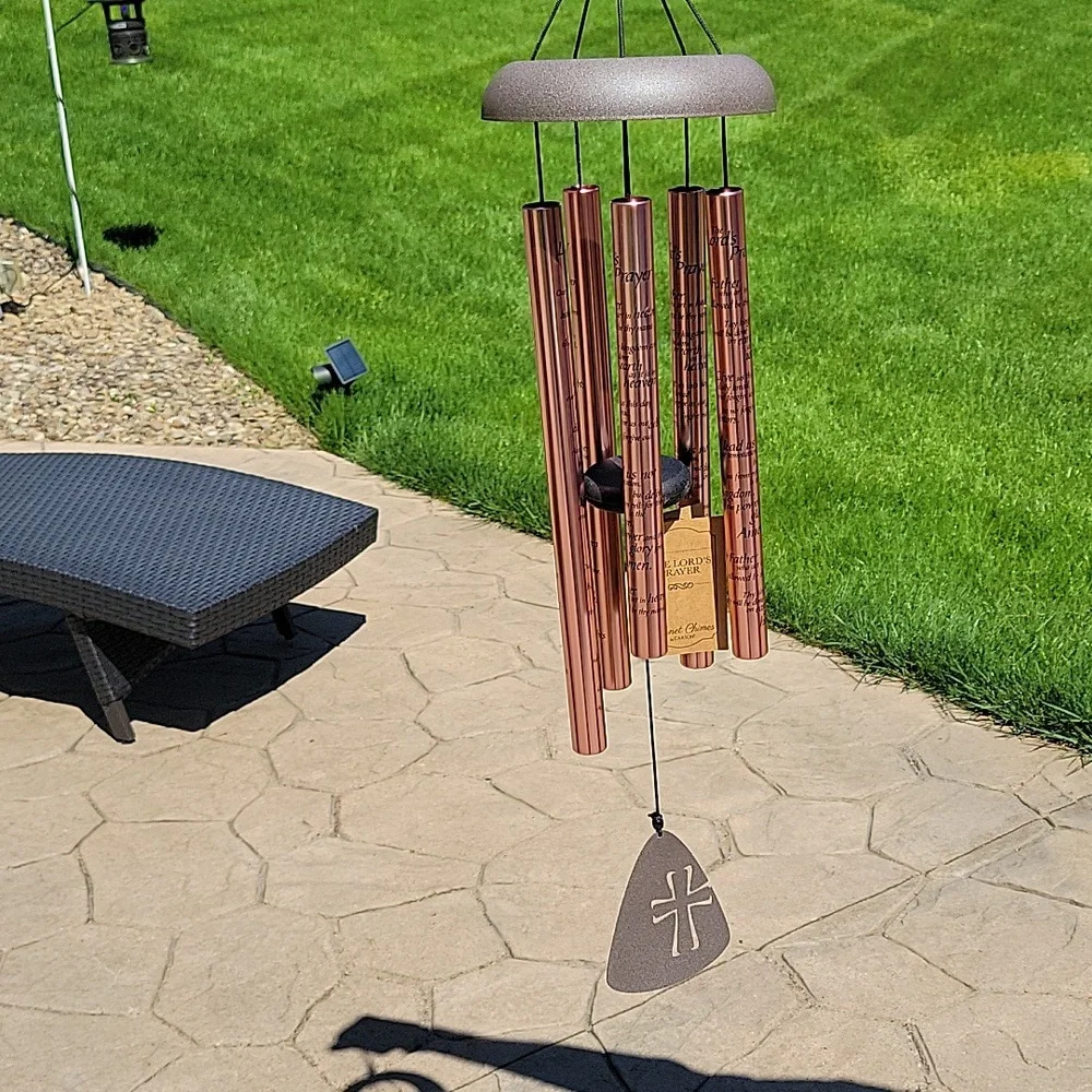 Wind Chime with Black Accents. New Inbox. Copper - Picture 2 of 6